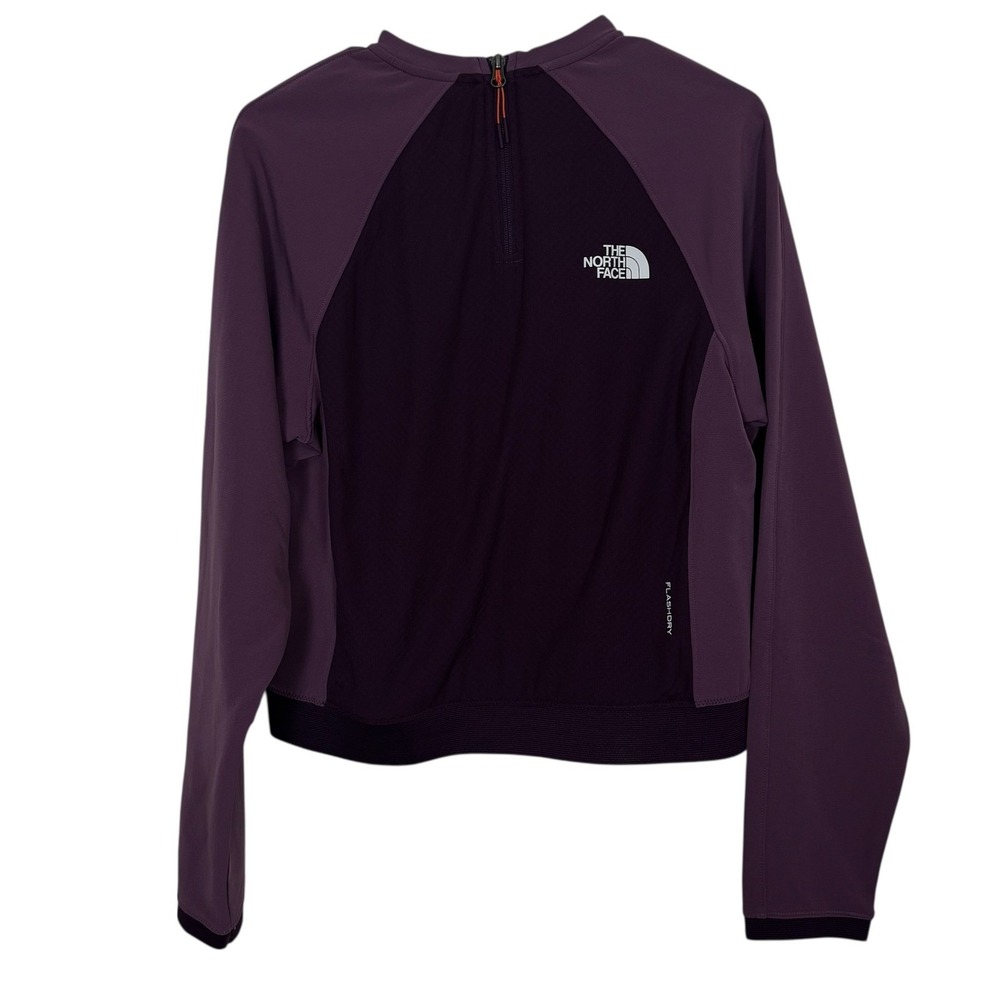 NWT North Face Women's Tekwear Futrflc Sweatshirt L Purple Gorpcore Athleisure - Picture 4 of 9